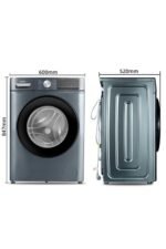 Lavadora CFL80-14586IM3XA, Carga frontal 8 kg, Clase A Gris - Imagen 2