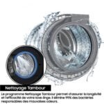 Lavadora Samsung WW80T554DAX de carga frontal, 8 kg, gris metalizado - Imagen 8