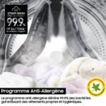 Lavadora Samsung WW80T554DAX de carga frontal, 8 kg, gris metalizado - Imagen 11