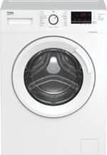 Lavadora Beko WUV8011XWW con puerta de cristal, 8 kg, color blanco - Imagen 6