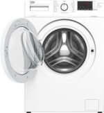 Lavadora Beko WUV8011XWW con puerta de cristal, 8 kg, color blanco - Imagen 3