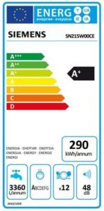 Lavavajillas de integración de 12 cubiertos E - Imagen 3