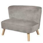 Sofá infantil roba gris plata - Imagen 3