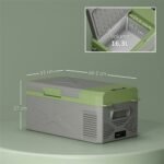 Refrigerador de coche con compresor eléctrico de 16,3 L, 12/24 V, 60 W máx - Imagen 3