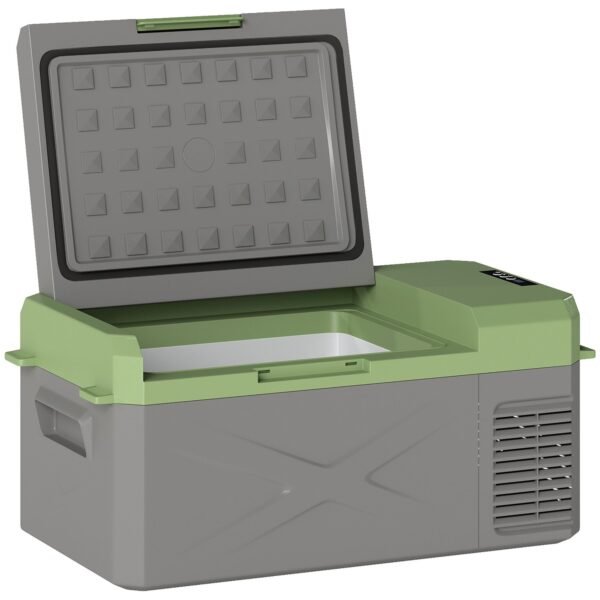 Refrigerador de coche con compresor eléctrico de 16,3 L, 12/24 V, 60 W máx