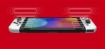 Nintendo Switch (modelo OLED) con base y mandos Joy-Con blancos - Imagen 7