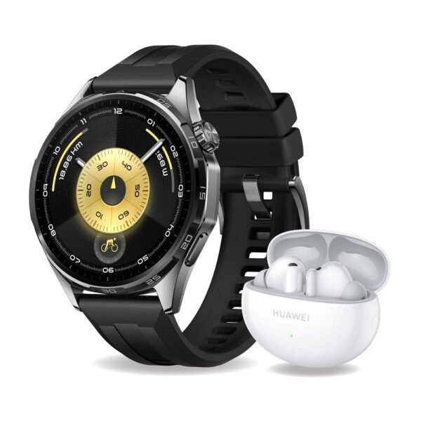 Huawei Watch GT6 46 mm Bluetooth Smartwatch Pack Negro con Correa